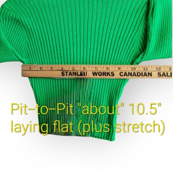 Revolve Superdown Milenka Ribbed Crop Sweater XS - Picture 5 of 15